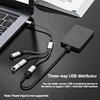 USB Type C Hub Extensions 4 Port USB Cable Splitter OTG High Speed Transfer Adapter Portable Converter For PC Laptop Macbook Air 4