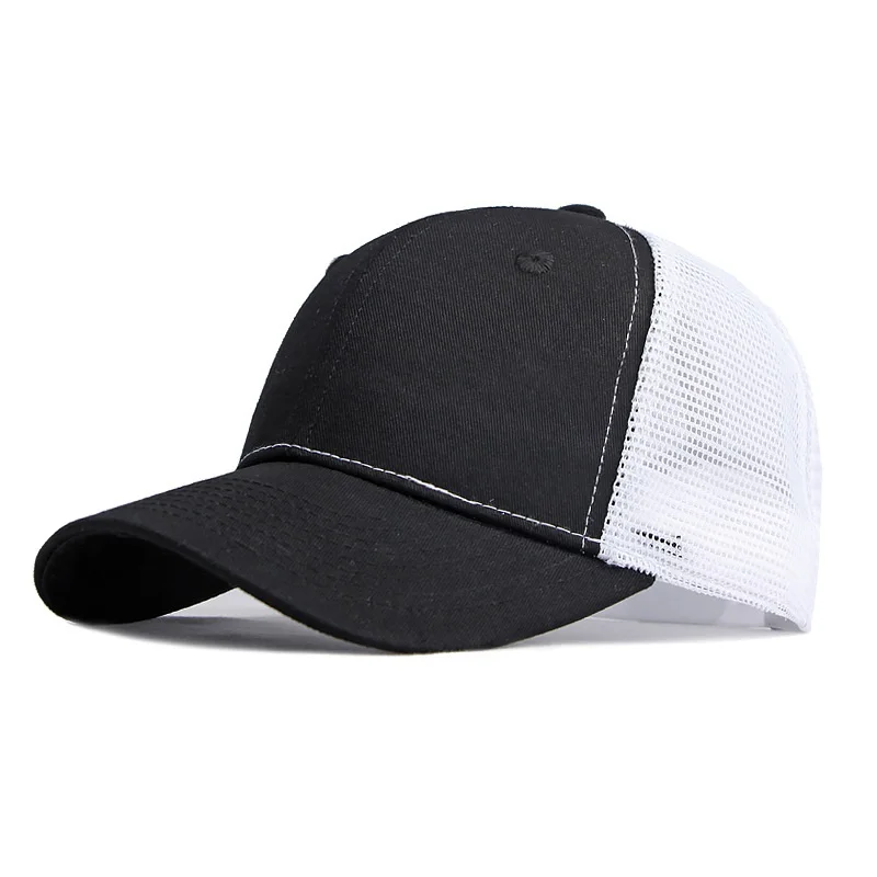 Logo Mesh trucker caps for adult Men solid patchwork Richardson 112 baseball cap Women Custom Sports hats Snapback caps gorros 3