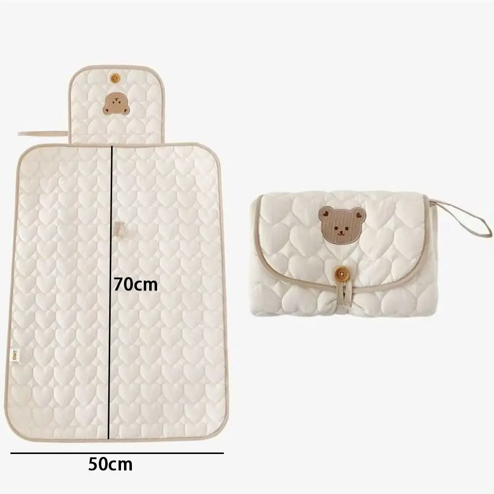 New Portable Diaper Changing Pad Foldable Washable Changing Mat Dual-Sided Waterproof Nappy Changing Mat Newborn