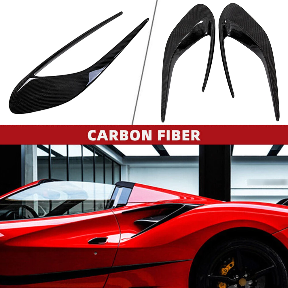 

M Style Carbon Fiber Rear Side Vent For Ferrari 488 Gtb Spider 2015-2018