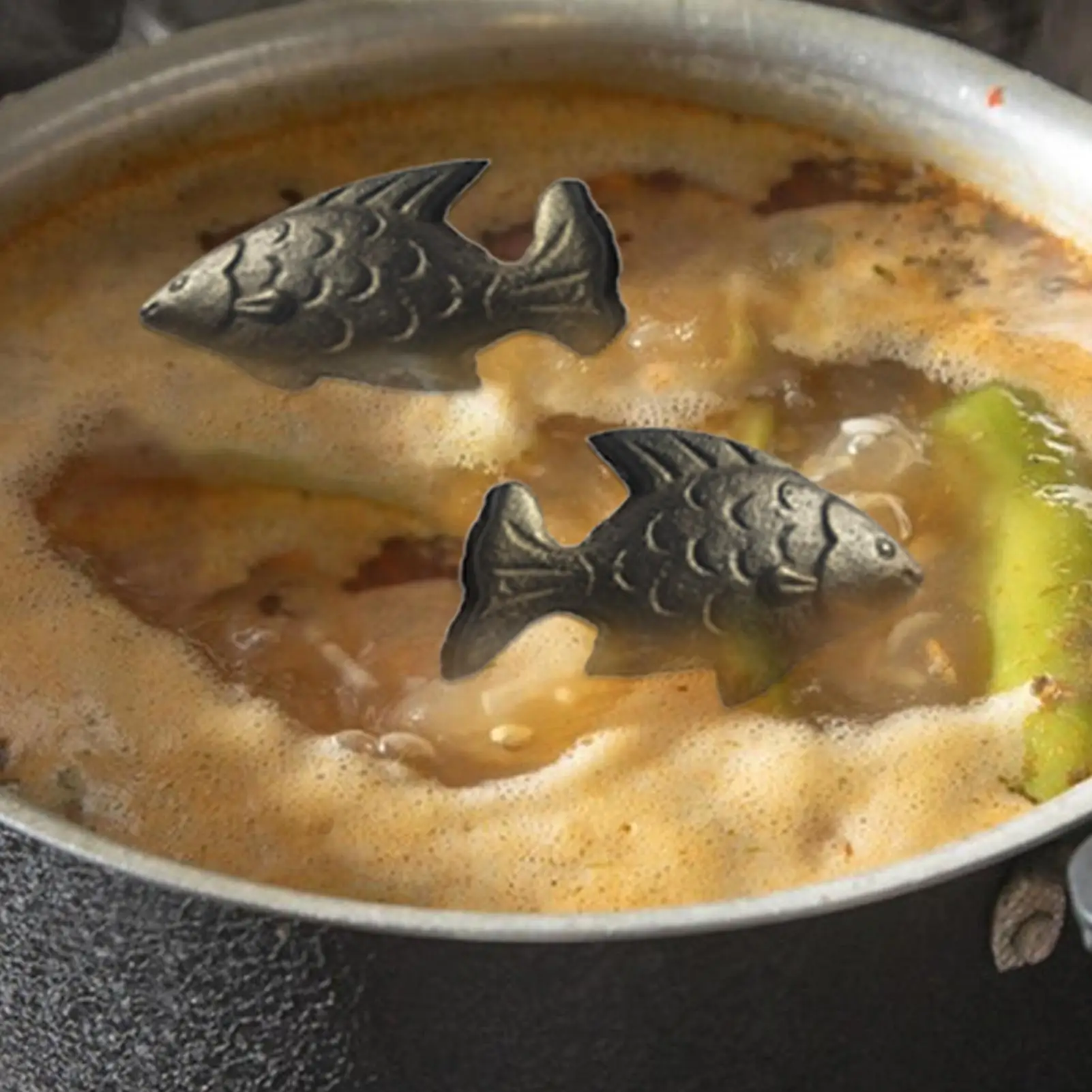 Iron Fish Safe Cooking Iron Deficiency Fish 2 Pieces Dietary Support Solution Kitchen Supplement Alternative for Pregnant Women