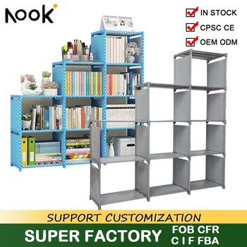 5-Tier Movable DIY Bookcase 1