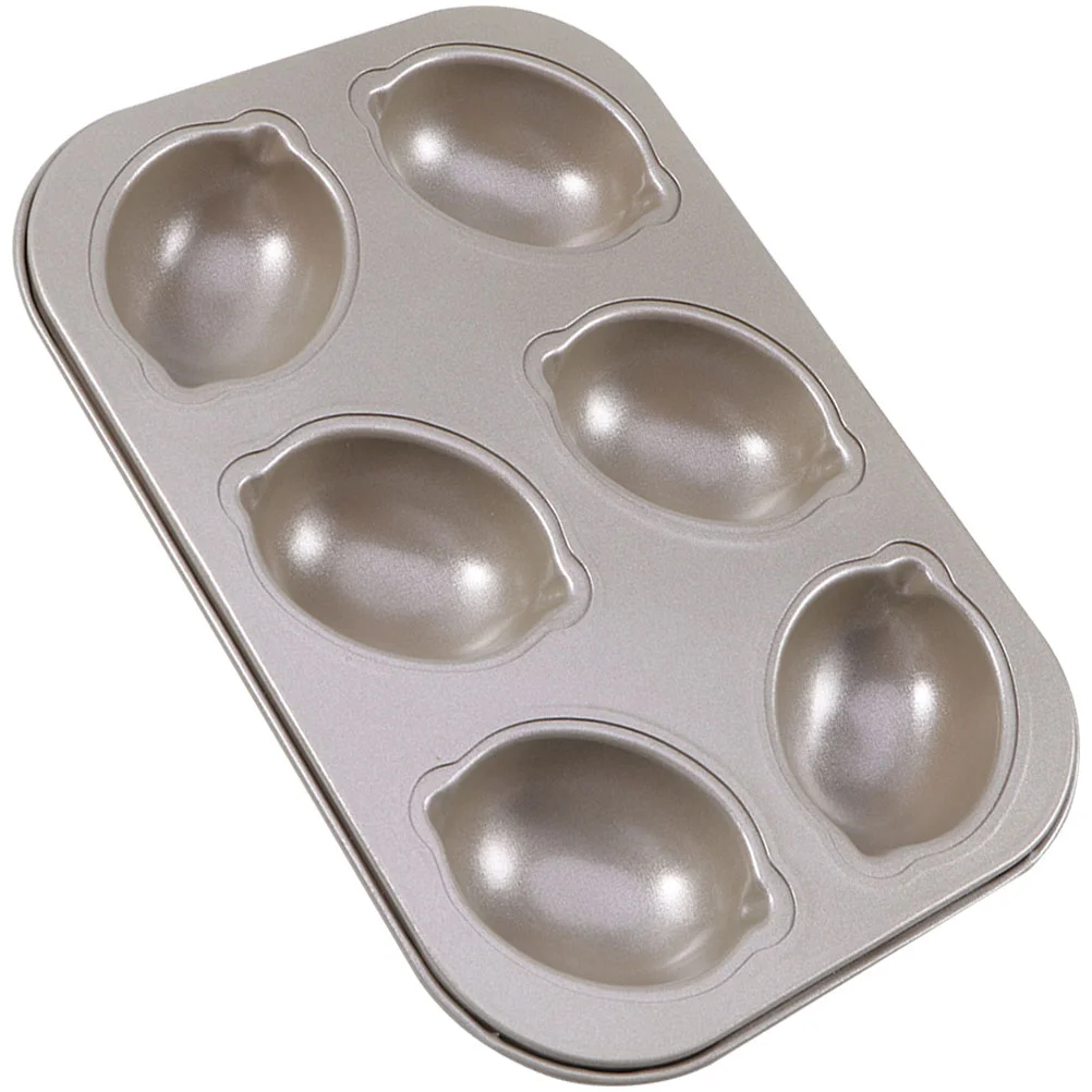 

Metal Mold Lemon Shape Bakeware Christmas Candy Molds Steel Baking for Chocolate Cupcake Pan Muffin Mini Pans Paper Cups