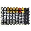 30Sets(for 30 Cars) 1/64 Alloy Car Wheels with Rubber Tires or 30Sets Modified Axles for 1:64 Matchbox Domeka HW Model Cars 1