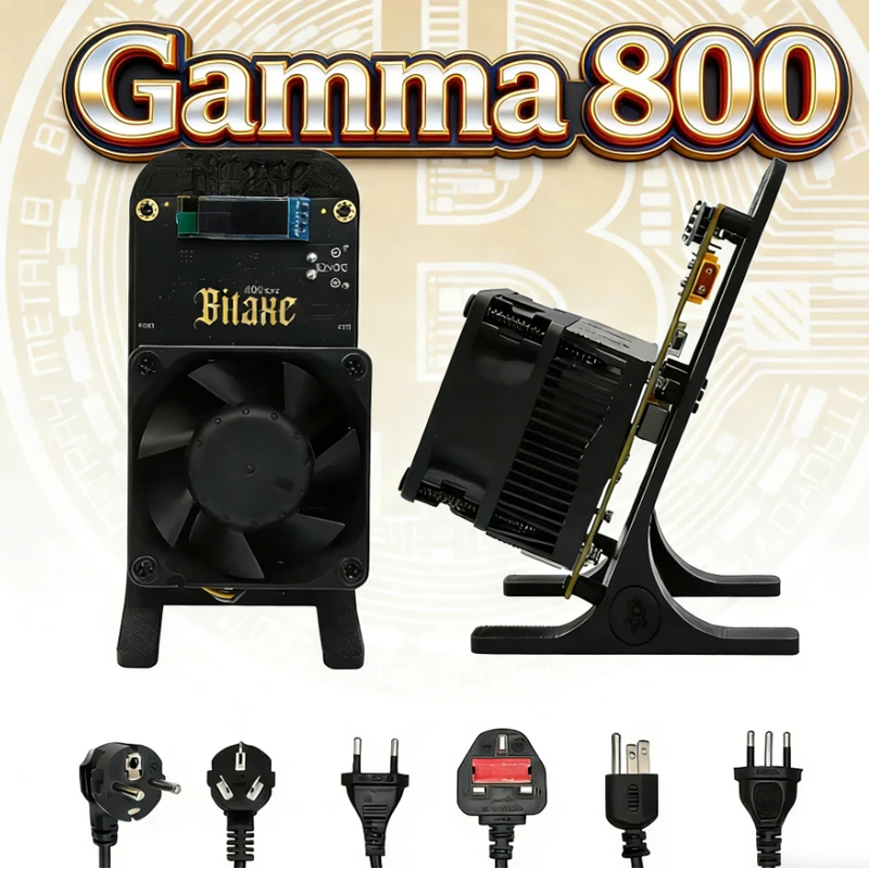 2026 Bitaxe Gamma Turbo 800 超高効率ソロマイナー 2.4Th 35W BM1370