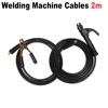 2m Cables For ZX7 250A  ARC Welder MMA Welding Machine Handle And Ground Cable Welding Equipment Diameter 30mm Copper Hole 9mm 1