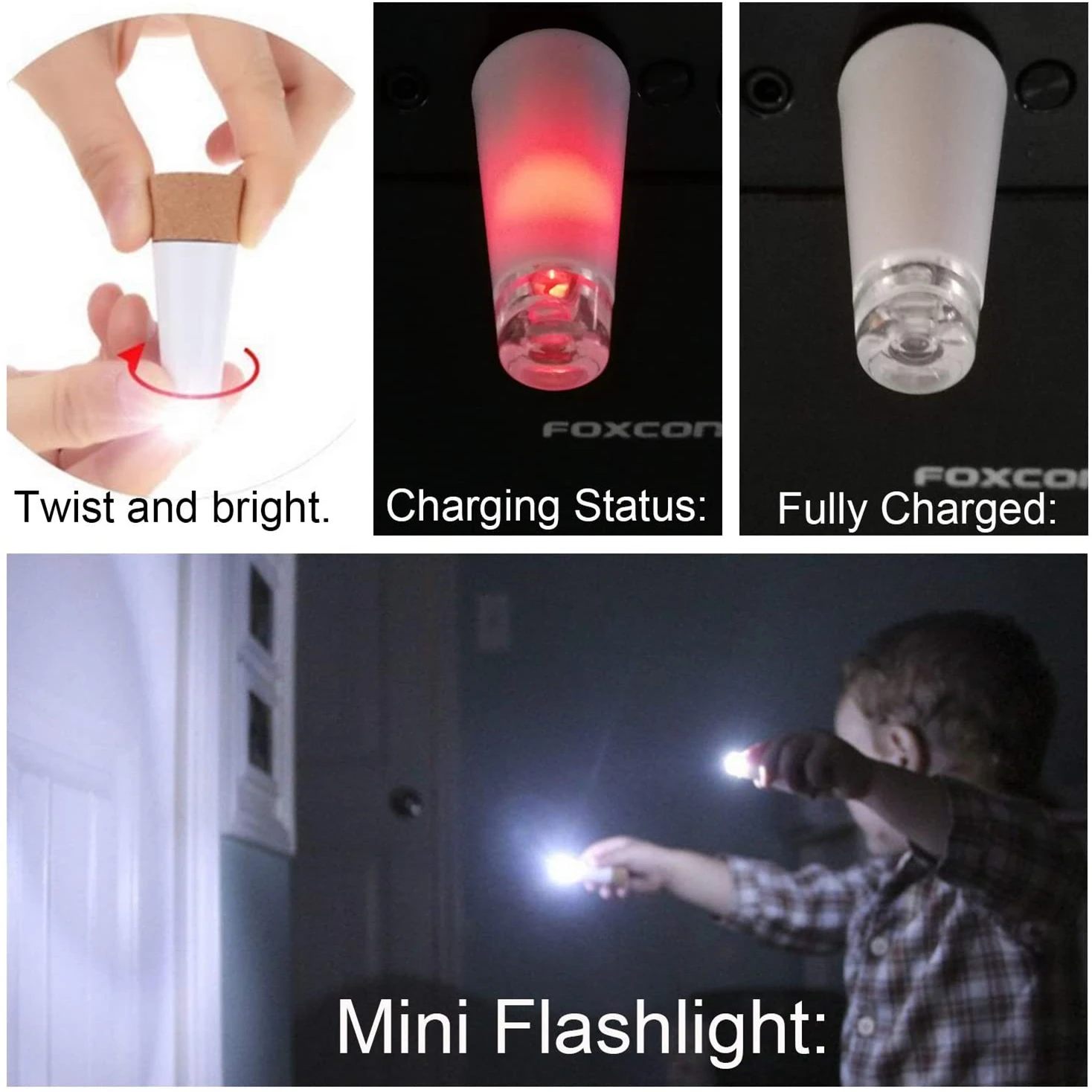 Luci Per Bottiglia Ricaricabili USB - 20 LED, Tappo In Sughero Impermeabili Per Decorazioni 880784 Luci Per Bottiglia Ricaricabili USB - 20 LED, Tappo In Sughero Impermeabili Per Decorazioni 880784
