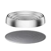 304 Stainless Steel Cat Dog Pet Bowl Non Slip Durable Anti Overthrow Shallow Mouth Design Not Black Chin Grain Basin 5
