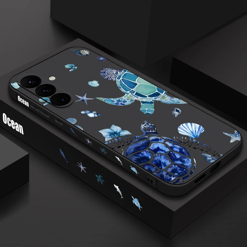 Blue Ocean Turtle Phone Case – Stylish & Durable TPU Cover