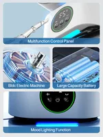 Ventilateur mural Portable avec télécommande, ventilateur électrique pliable, Rechargeable par Usb, veilleuse, refroidisseur d'air, secousse domestique 2