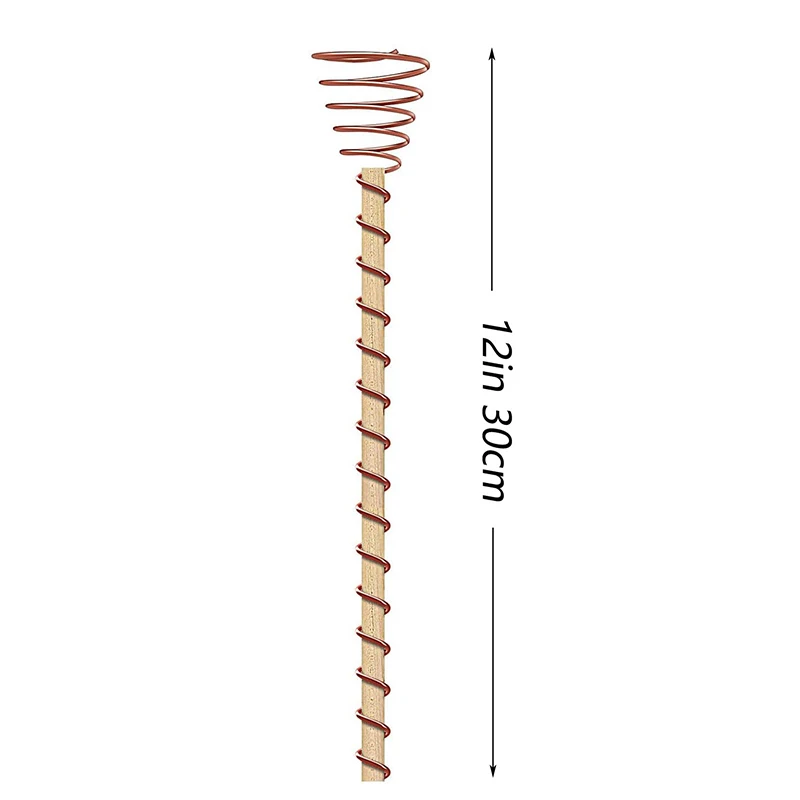 Description Picture 4 of itemElectroculture Plant Stakes Gardening Copper Coil Antennas For Growing Garden Plants Vegetables Using Ether Energy Accessories