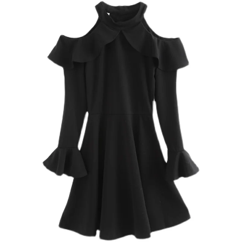 

Women's French Vintage Hepburn Style Temperament Celebrity Black Dress, High-end Exquisite Dress, New, Spring Wear, 2024