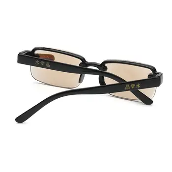 نظارات بدون إطار للرجال والنساء ، نظارات قراءة عصرية ، عدسة بنية ، نظارات تطويل بصر البصر عالي الدقة ، نظارات أنيقة ، + + + من egardy 3