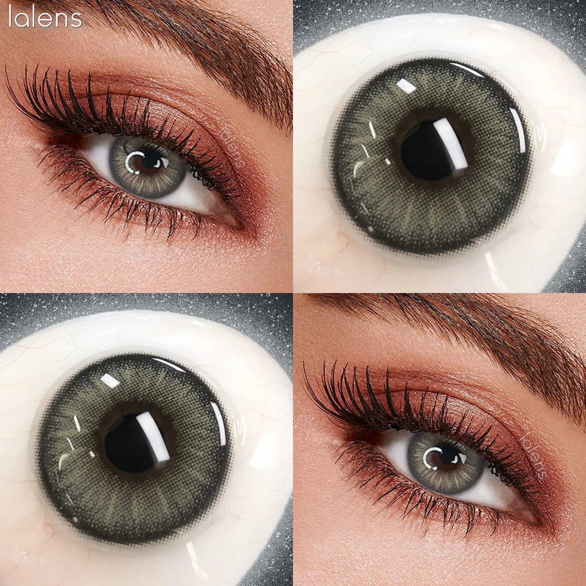Lalens Trendy Beauty Lenses - Natural Colored Contacts for Daily Wear & Casual Elegance