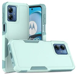 Rugged Shockproof Phone Case with PC+TPU Protection for Motorola Moto G Stylus 5G (2025) (Mint Green)