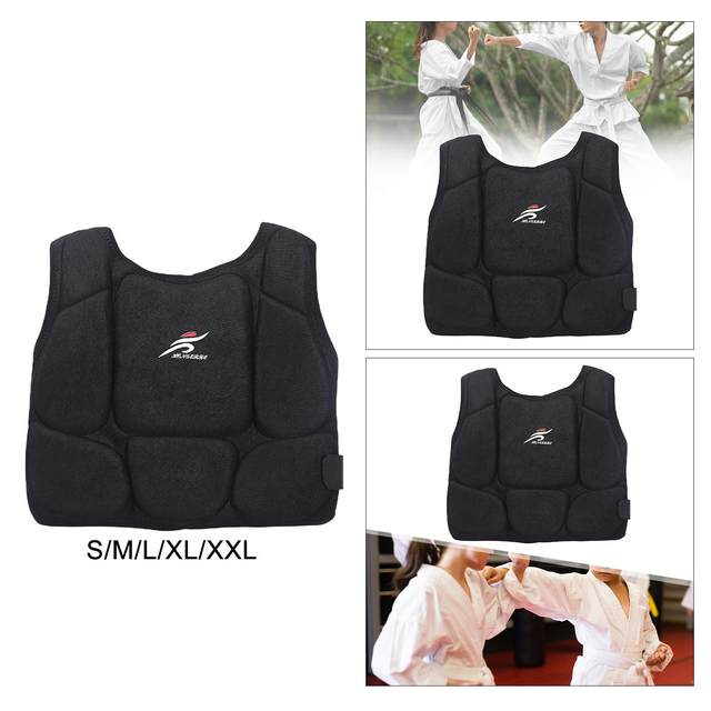 Karate Chest Guard Heavy Punching Rib for Boxing Rugby Kickboxing