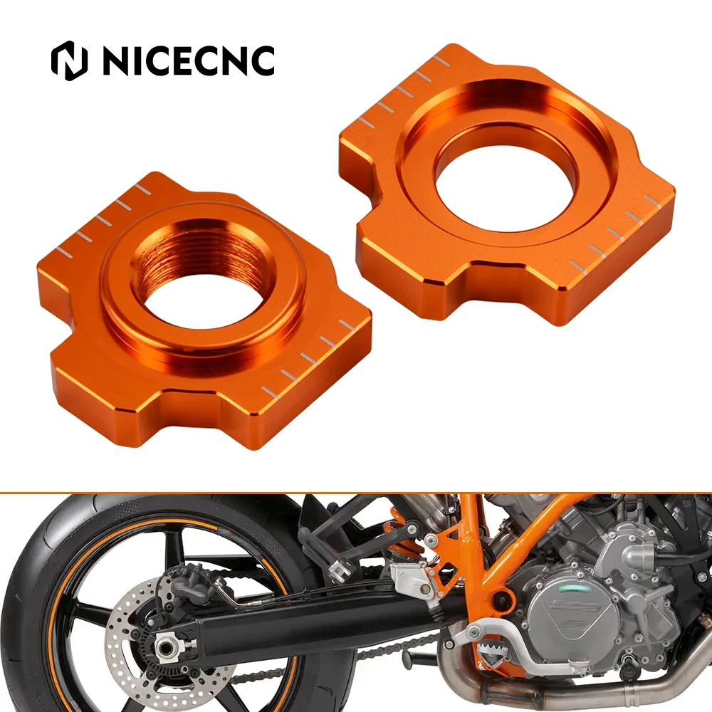 Per 2010-2013 Ktm 990 Smt Axle Block Tenditore Di Regolazione Della Catena Per Ktm 990 Lc8 Adventure 2007-2012 990 Supermoto T 2011-2014