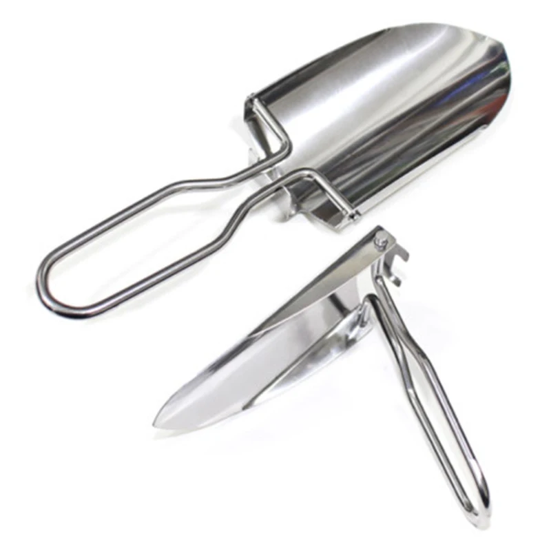 

Portable Mini Garden Shovel Small Stainless Steel Folding Shovel Outdoor Engineer Shovel Outdoor Camping Hiking Tools