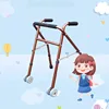 Children's Walker, Folding Cerebral Palsy Walker for Kids , Lower Limb Rehabilitation Walker Training Stand Frame Walking Stick 1