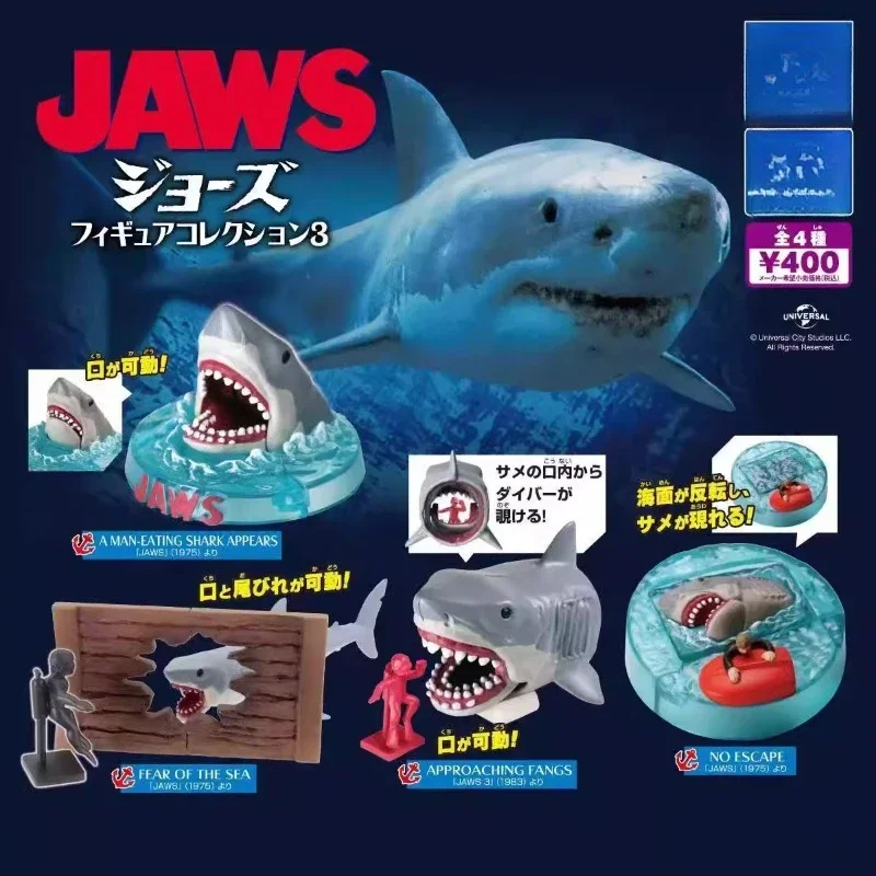 Great White Shark Scene Gashapon Creative Action Figure Decoration Ornaments Collection