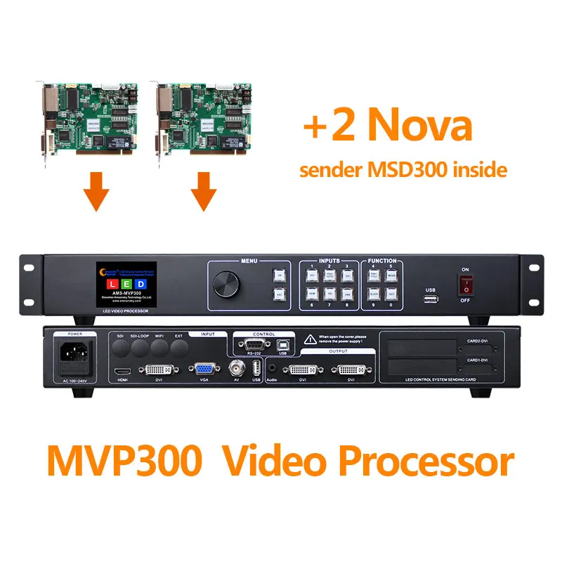 Con 1 2 Nova Msd300 Processore Video Wall Sdi Mvp300 Controller Video Usb Da Utilizzare In Video Led Confronta Con Linsnx100 Novastar Vx400