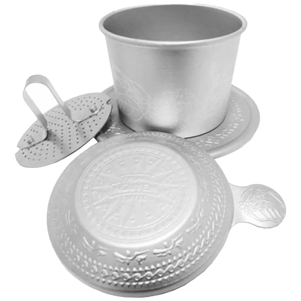 

Vintage Vietnamese Coffee Dropper Filter Handmade Vietnamese Coffee Dripper Drip Type Reusable Appliance For Coffee Lovers Home