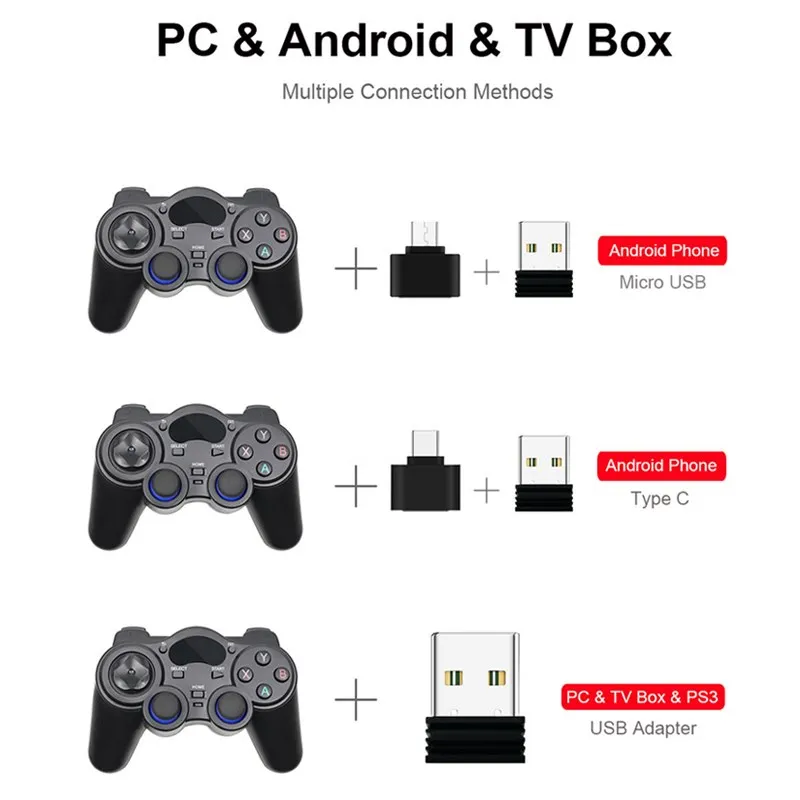  Ʈѷ 2.4G е ȵ̵ ̽ƽ е OTG  PS3/ȭ º PC TV ڽ, е ȵ̵ е