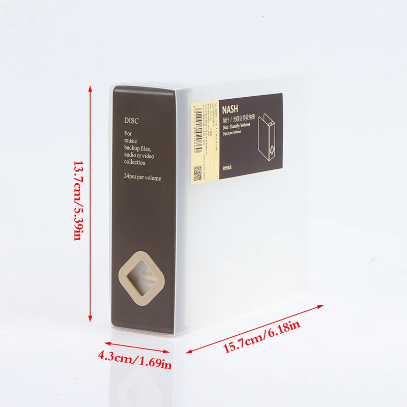 CD 케이스, 24 CD 용량 보관함, 특수 CD 패키지, CD 마감 상자, 침실 자동차 CD 케이스, 1PC