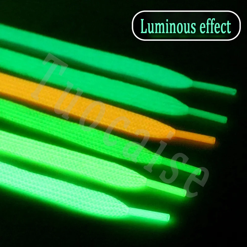 Luminous Shoelac Men Women Sports Sho Runner Shoelace Glow In The Dark Night Classic Shotrings Reflective Shoe_voghion.com