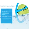Diving Equipment Silicone Front Swimmer Snorkel Adjustable Silicone Swim Training Snorkel Comfortable Soft Diving Snorkel 3