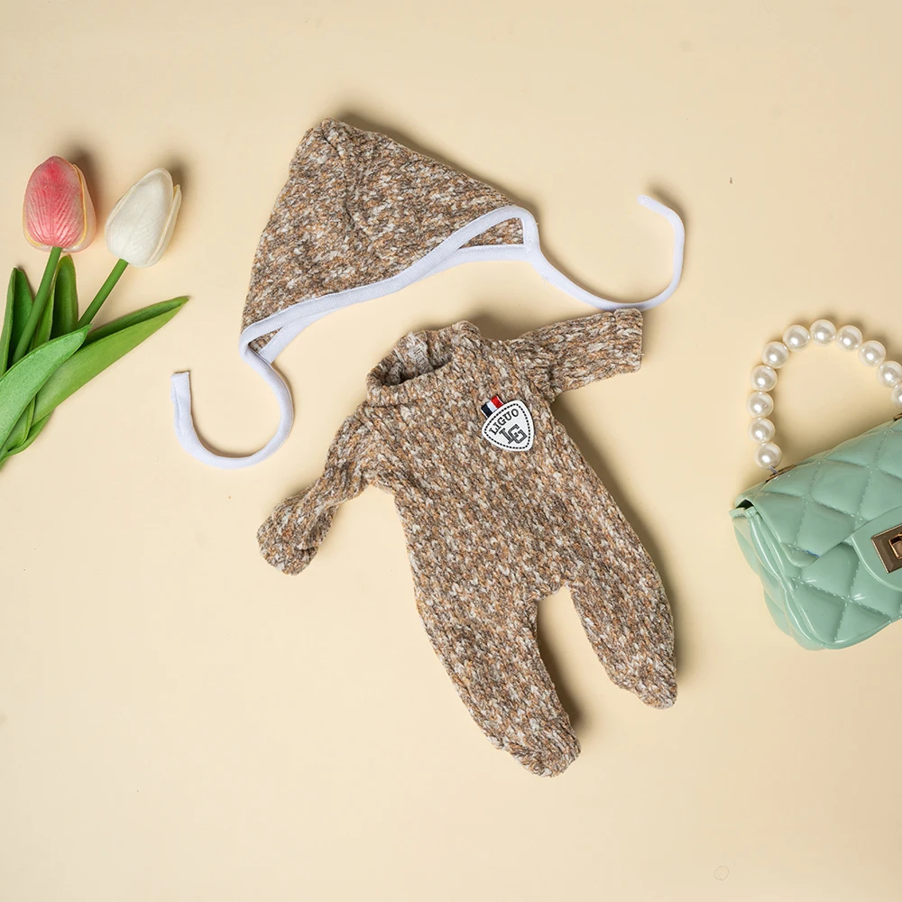 Puppe Kleidung für 30 cm Reborn Puppe Pullover Overall Baby Puppe Kleidung Zubehör Anzüge Fit Für 11,81 Zoll Kleidung Zubehör – Detail 26