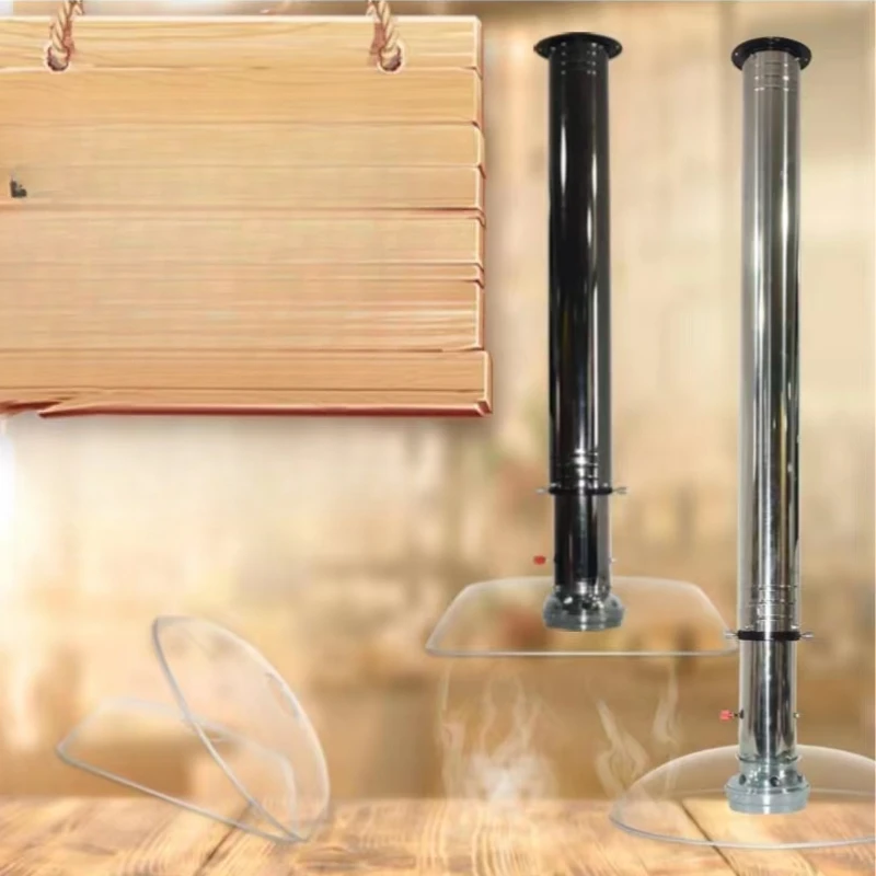 

Barbecue exhaust telescopic tube Stainless steel Korean barbecue bold telescopic exhaust tube