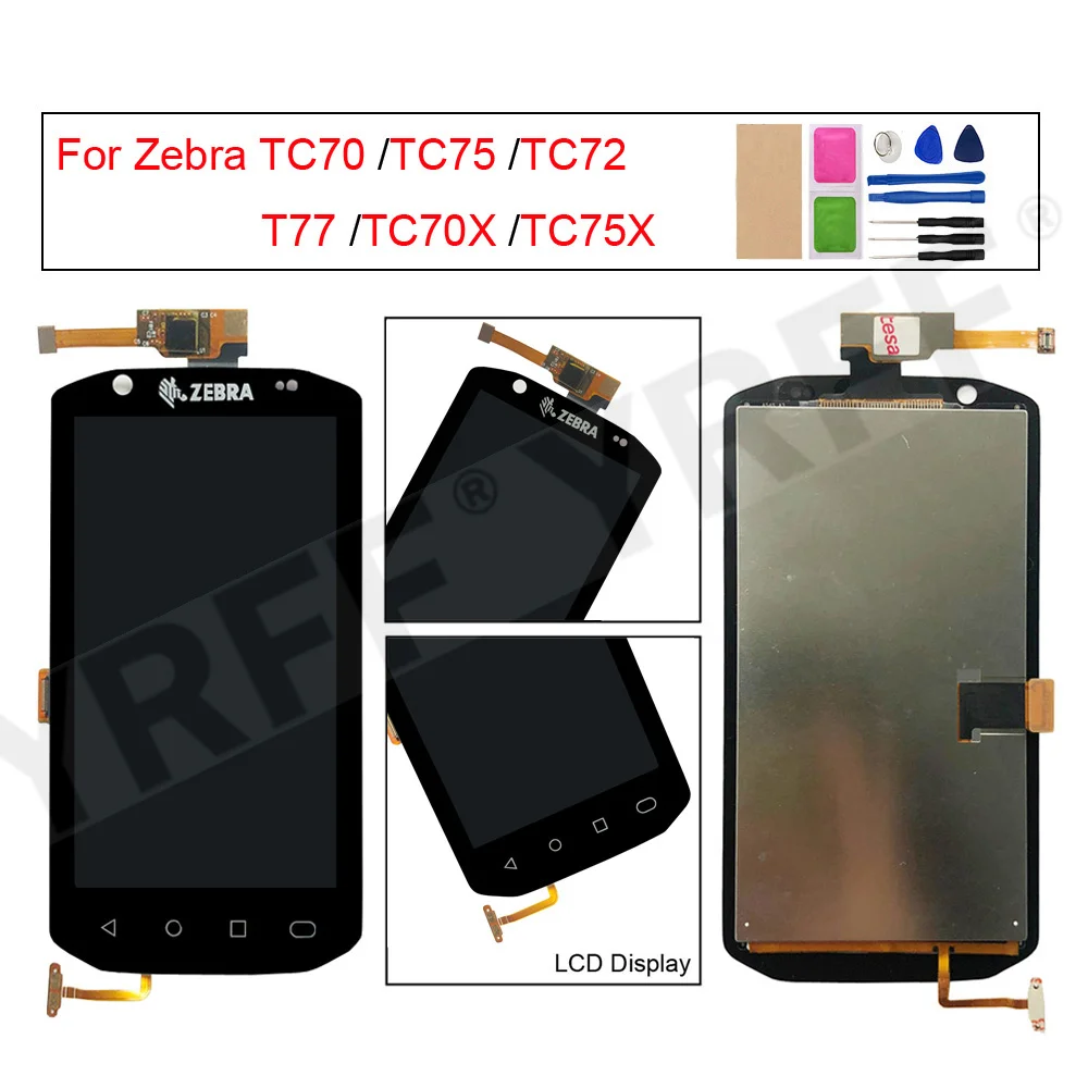 

LCD Display Touch Screen Digitizer Assembly for Zebra TC70X TC75X TC70 TC75 TC72 T77