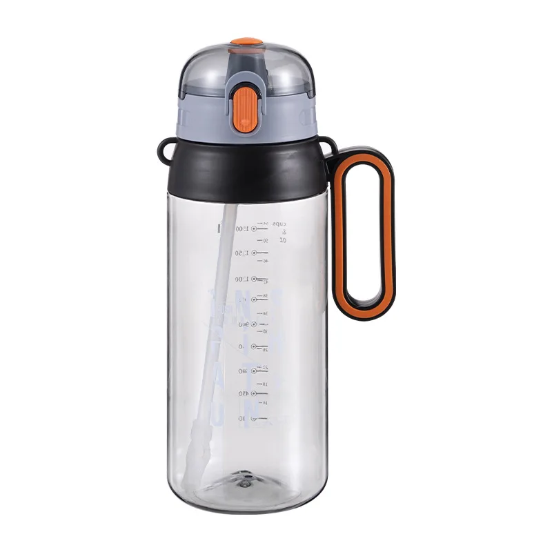 Large Capacity Portable Water Bottle with Straw - Ideal for Travel, Sports, and Fitness