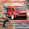 1:16 4WD MPV Electric Remote Control Truck Model 2.4G Angel Eye Headlight 360° High Speed Drift RC Car Truck With Dual Set Wheel 1