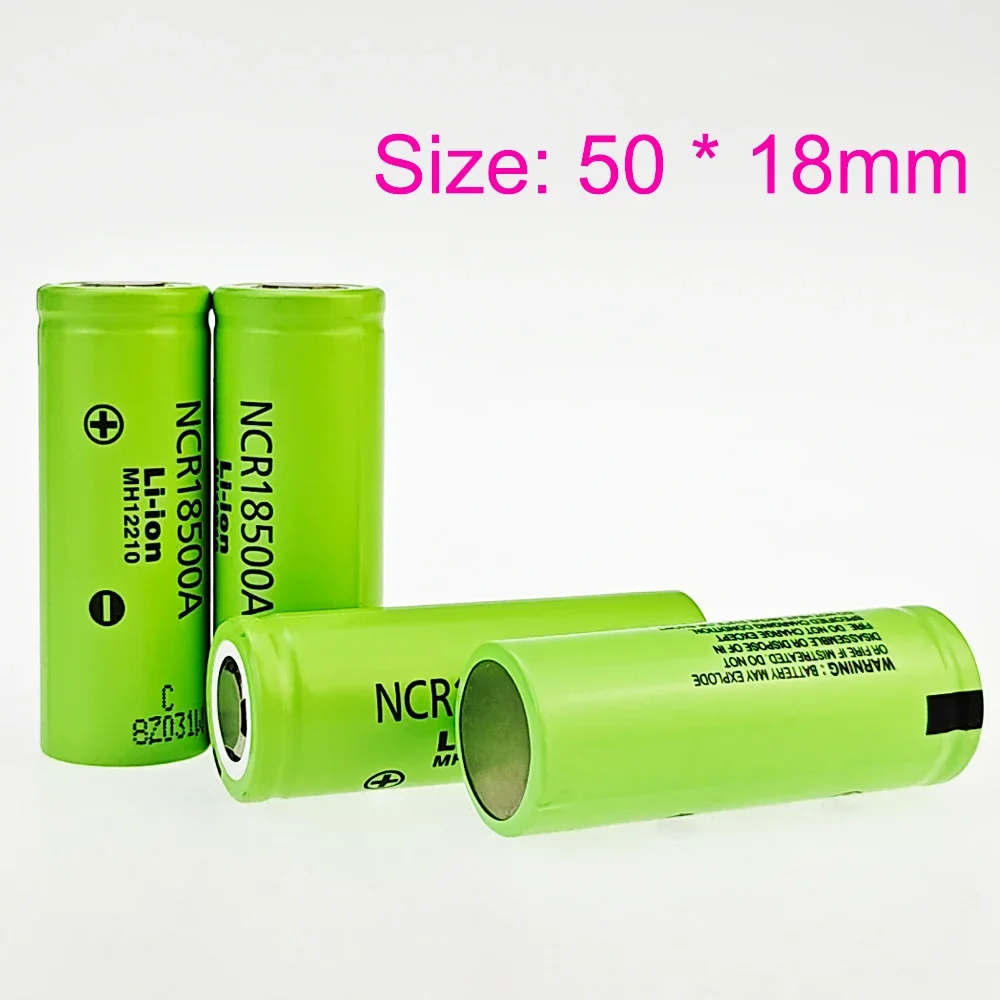 3.7V 18500 2040mah Lithium Ion Battery for Panasonic NCR18500A 3.6V Battery for Toy Torch Flashlight Ect power tool battery rechargeable battery