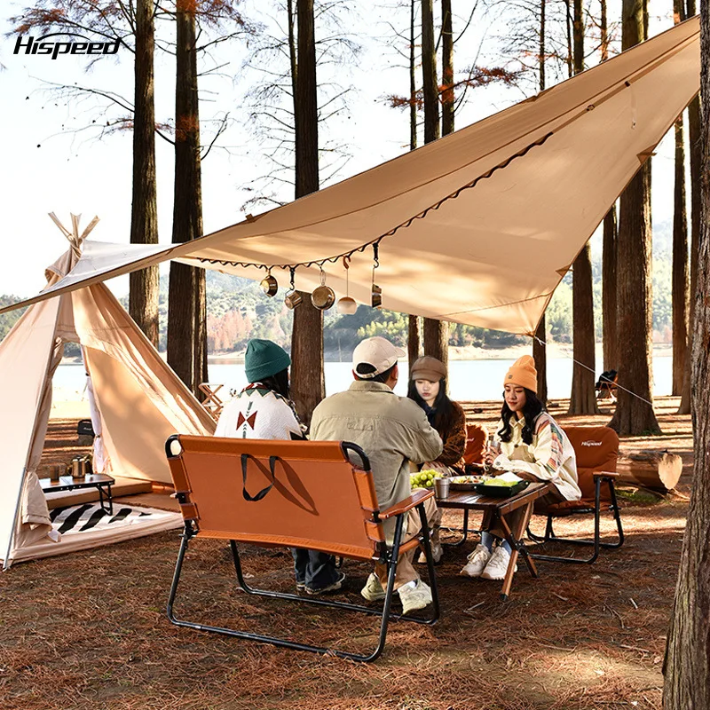 

Outdoor canopy tent camping sun protection and rainproof pergola camping awning supplies equipment
