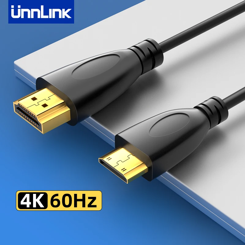 Unnlink 4K 60Hz Mini Hdmi A Hdmi Cavo Convertitore Bidirezionale Per Fotocamera Tablet Pc A Tv Monitor Proiettore
