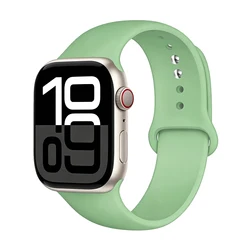 Premium Silicone Sport Band for Smartwatches - Versatile and Stylish Bracelet (Official Mint)