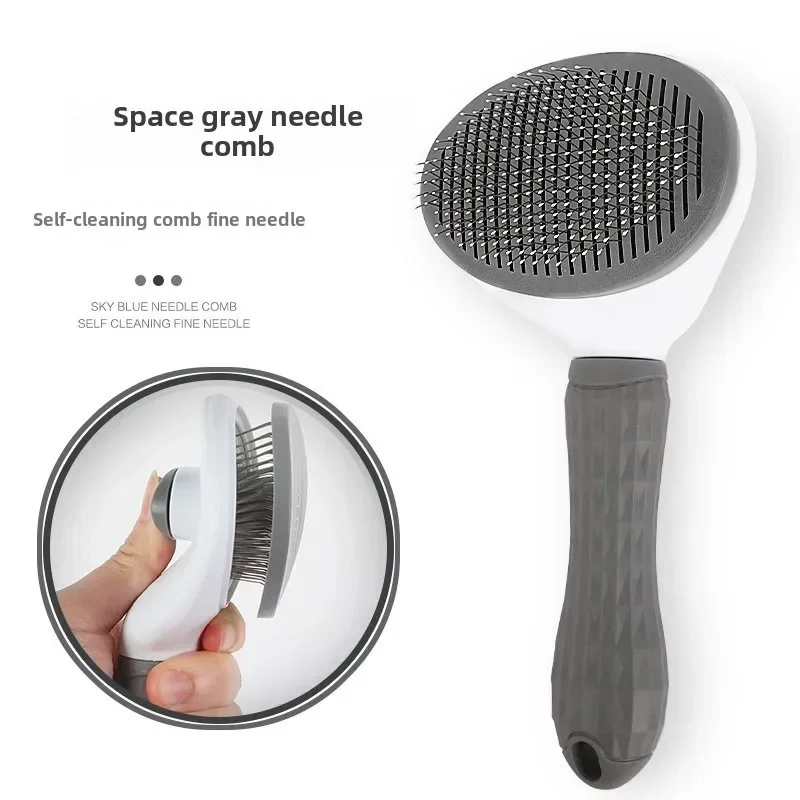 Pet Hair Removal Comb - Non-slip Beauty Brush