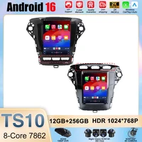 Autoradio Android 16 pour Ford Mondeo MK4 2011 - 2013 Style Autoradio Stéréo Lecteur Multimédia GPS Navigation 5G Wifi 9,7 pouces 1