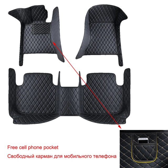 Tapis de sol de voiture pour Fiat 500 Coupé, 2008 ~ 2015, Polymères en  cuir, Accessoires de voiture universels - AliExpress