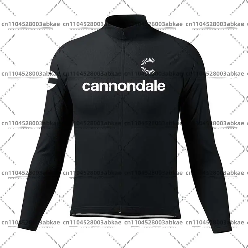 Cannondale Men's Long Sleeve Thin Cycling Jersey Spring and Autumn Anti-UV Mesh Mountain Bike Clothing - Image 2