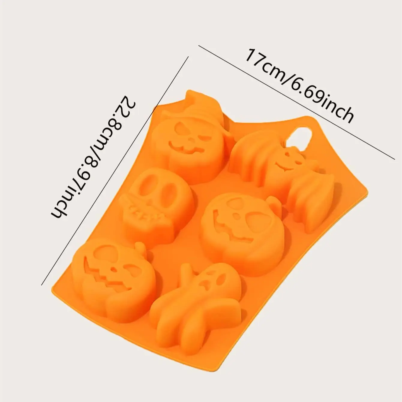 1PC Halloween silicone cake mold Ghost doll pumpkin baking mold DIY creative cookies