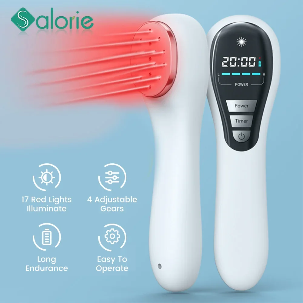 

Red Light Therapy Infrared Device for Body Targets Joint and Muscles Directly Pain Relief 650 Nm & 808nm Red Light Therapy Wand