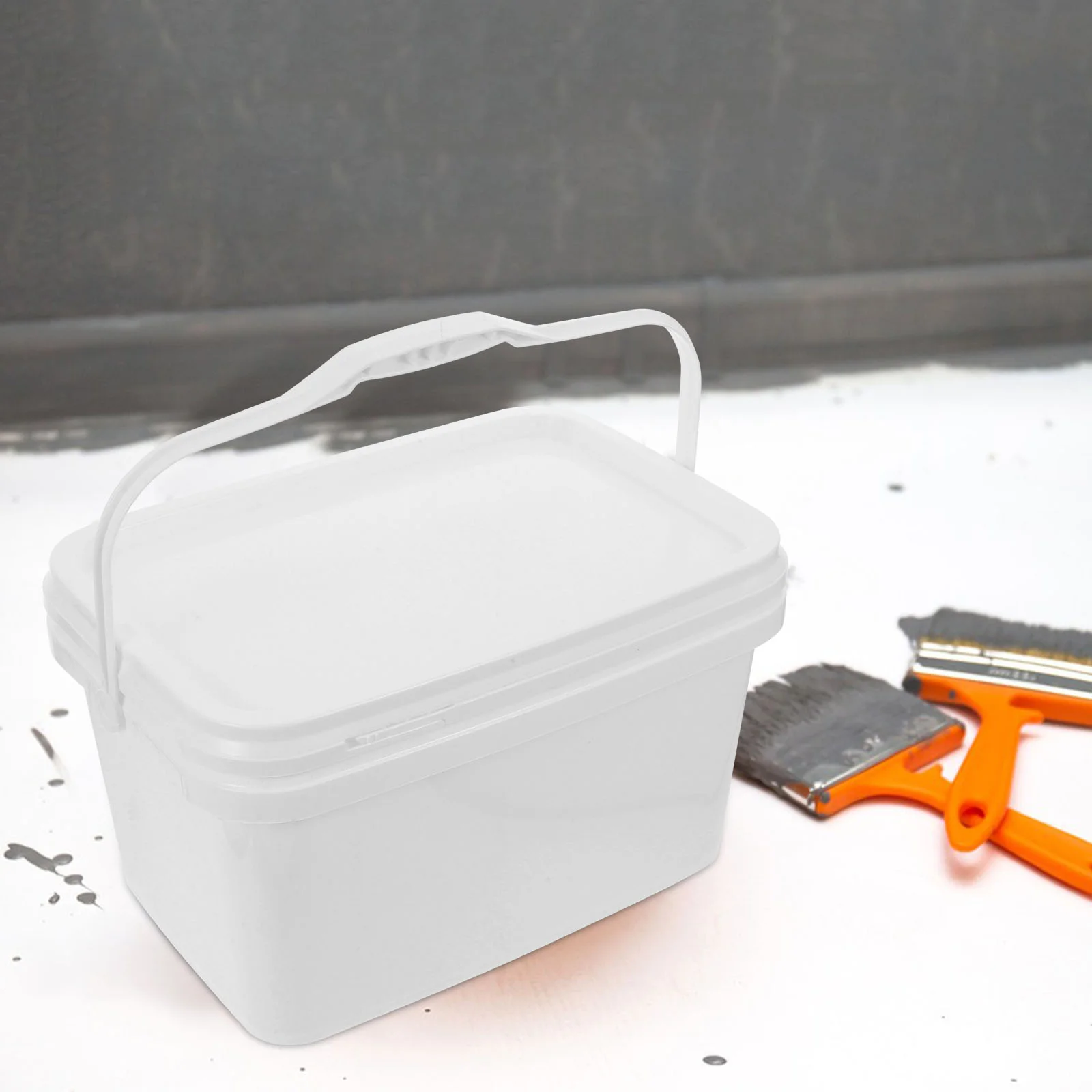 Paint Bucket Empty Buckets Hand-held Plastic Storage Color Mixing Pp Container Food Containers