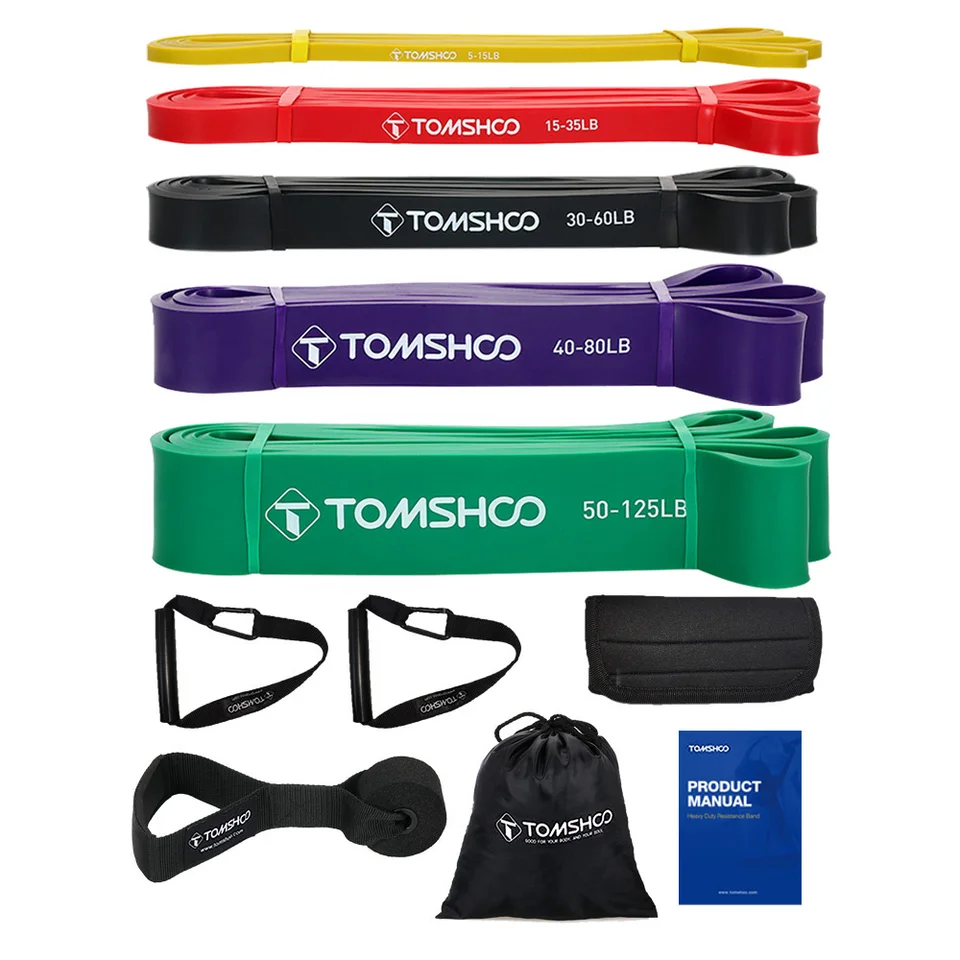 5 Pack Resistance Loop Bands Pull Up Assist Set