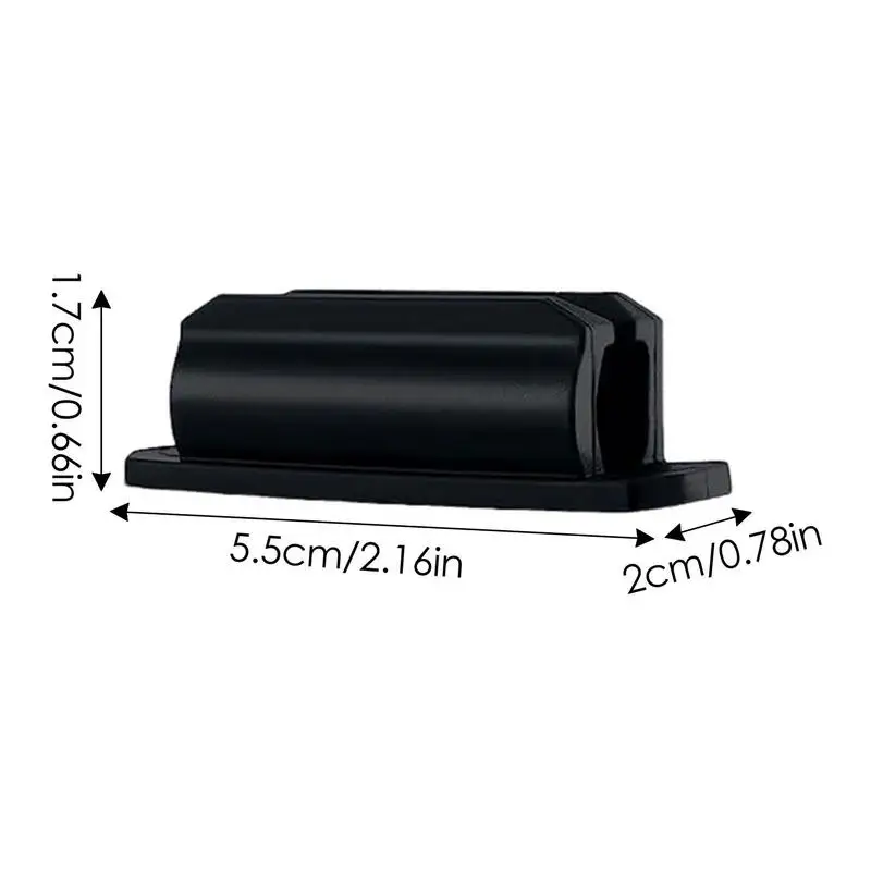 Silicone Pen Holder Adhesive Pen Cover Clips Learning Stationery School Supplies Desk Accessories Child Safe Writing Tools 5Pcs