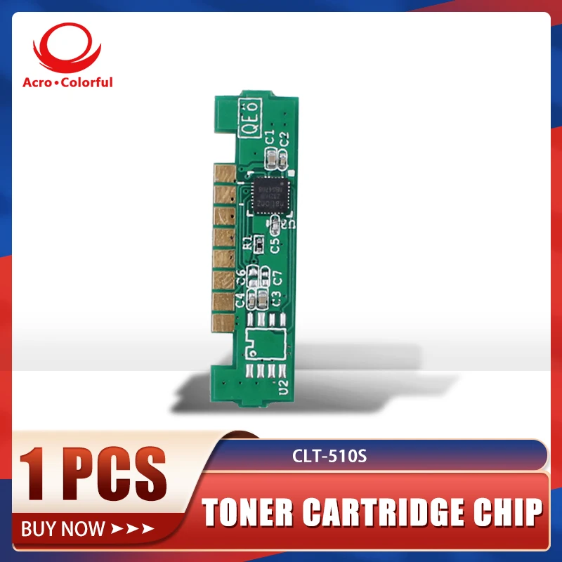 Compatível Chip Toner para Samsung Sl-c510 C510w C513 C513w C563fw C563w Cartucho de Impressora Clt510s