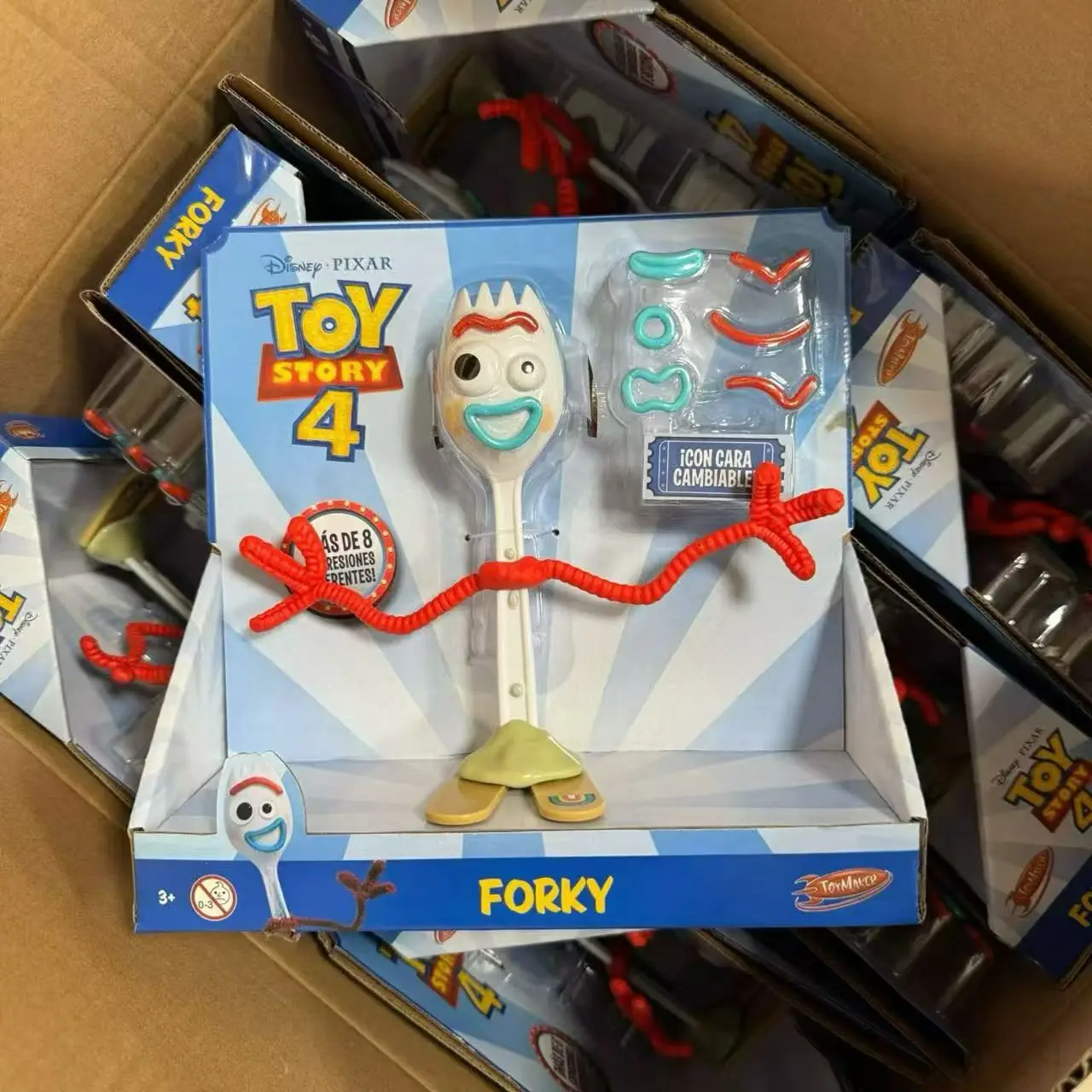 Original 18CM Disney Toy Story4 Forky Woody Buzz Jessie Interchangeable Toy Action Figure Anime Figurine Doll Gift - 4